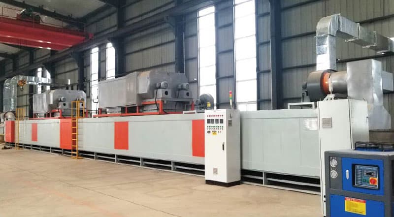 Газовая конвейерная печь полимеризации с сетчатым подом HD800