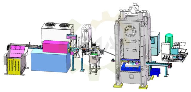 Автоматические линии для горячей высадки гаек
