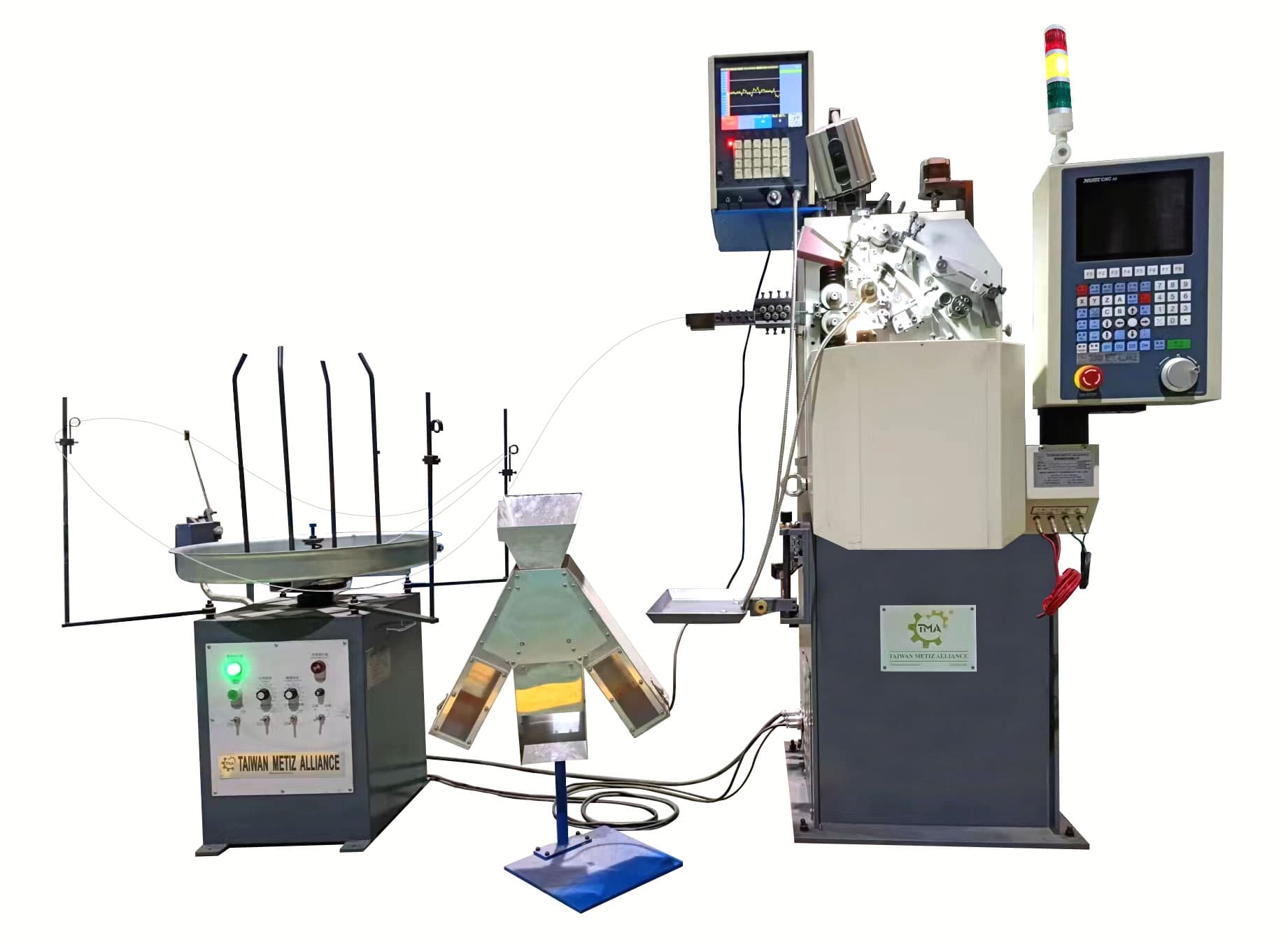 2-осевой пружинонавивочный станок с ЧПУ RK-208