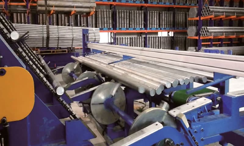 загрузка круглых прутков