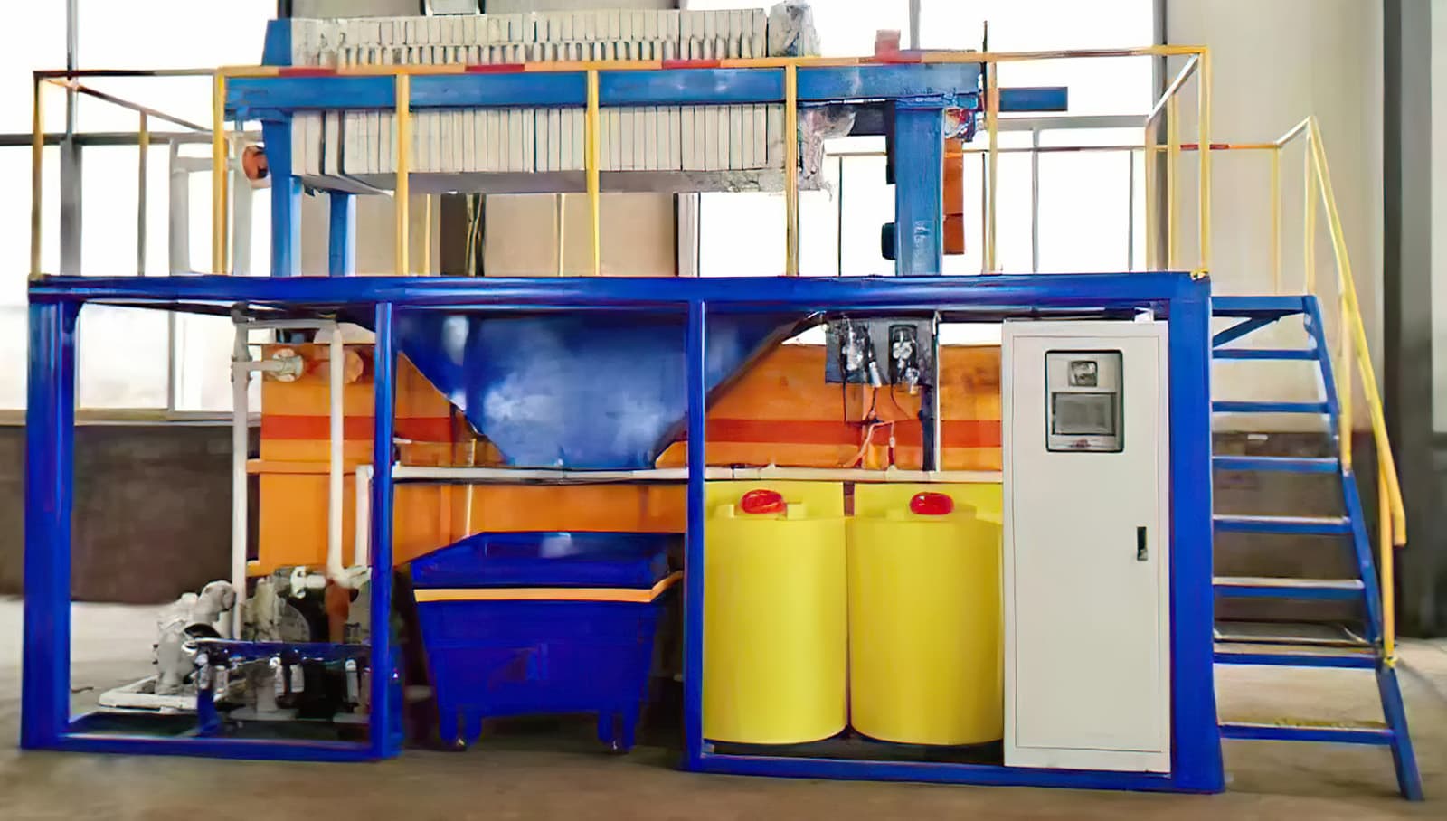 Оборудования обезжелезивания промывочной воды и флюса