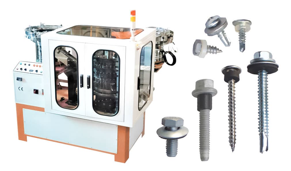 автомат для сборки самореза с шайбой